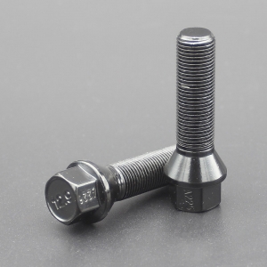 41mm Cone Seat M14 Extended Wheel Bolt Grade 12.9 For BMW F Chassis G Chassis Dual Coating Black Finish