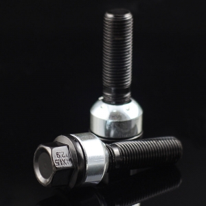 35mm 12.9 Grade R14 Loose Collar Extended Lug Bolts with Dual Coating for Porsche Series