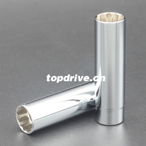 Chrome Magnetic 12Pt 3/8" Dr Super Thin Walled 14mm Spark Plug Socket for BMW & MINI