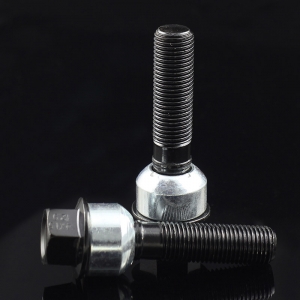 45mm 12.9 Grade R14 Loose Collar Extended Lug Bolts with Dual Coating for Porsche Series