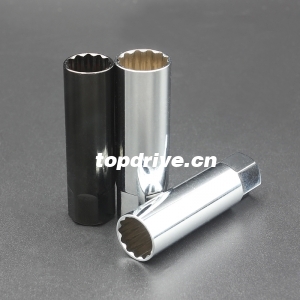 Chrome Magnetic 12Pt 3/8" Dr Super Thin Walled 14mm Spark Plug Socket for BMW & MINI