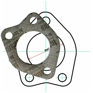 FP Headpipe Gasket 47mm